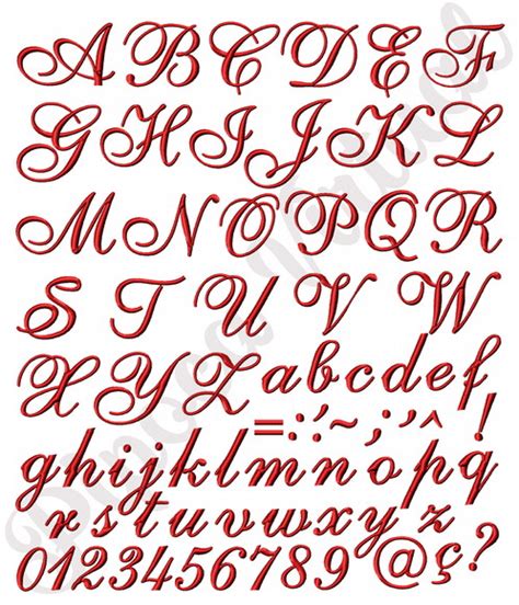 alfabeto letras cursivas completo matrizes  bordado   elo pipoca virtual ddab