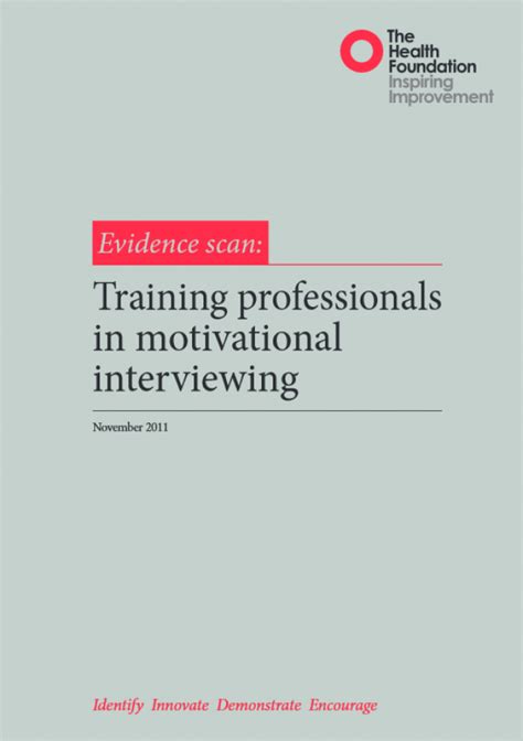 training professionals in motivational interviewing the