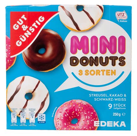 test edeka gut guenstig mini donuts  sorten stiftung warentest
