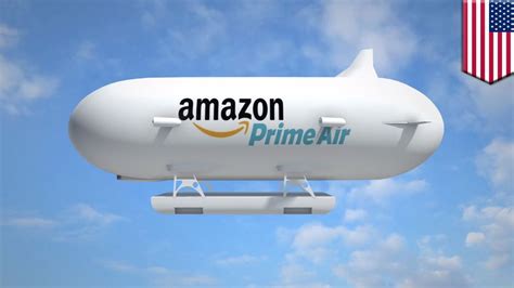 amazon airship amazon patents unmanned airship  launch  delivery drones tomonews youtube