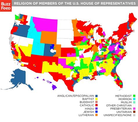 Religion Of Members Of The Us House Of Representatives