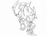 Shadow Super Coloring Sonic Pages Hedgehog Getcolorings Getdrawings sketch template