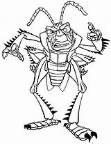 Life Hopper Bug Bugs Coloring Drawing Kilt Pages Kids Getdrawings Disimpan Dari sketch template