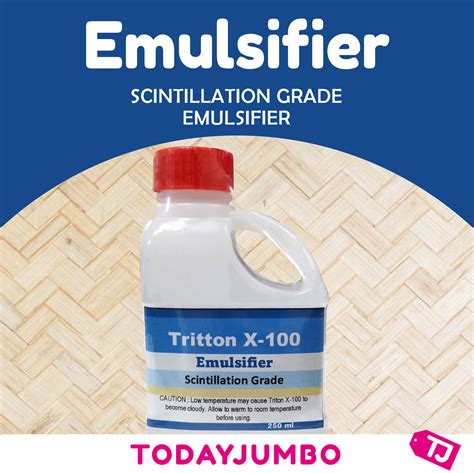 ml triton   emulsifier detergent surfact amps solution nonionic polyoxyethylene