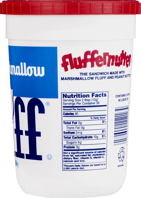 marshmallow fluff ingredients label labels