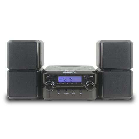 magnavox mm black pc cd shelf stereo system  fm radio walmartcom