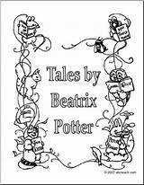 Beatrix Potter Pages Coloring Tales Getcolorings Getdrawings sketch template