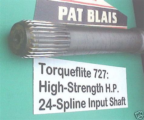 sell torqueflite   strength hp  spline input shaft oem hemi   magnum