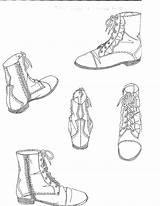 Combat Boots Army Template Boot Pages sketch template