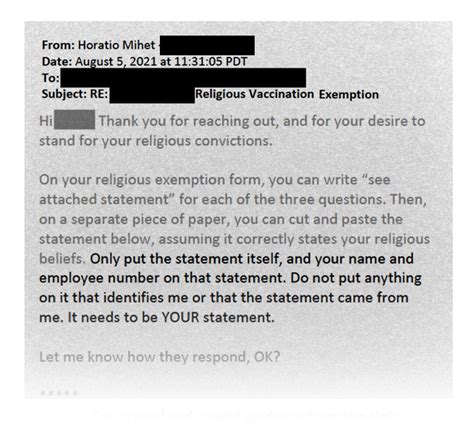 religious exemption sample letter  covid  vaccination ishmaelsamsor