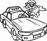 Taxi Coloring Pages Car Sheet Template Print Popular Divyajanani sketch template