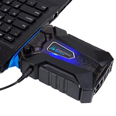 pc cool deep cold slient induced draft type laptop cooling pad