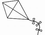 Kite Kites Pie Wikiclipart sketch template