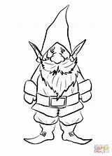 Gnome Coloring Pages Drawing Printable Garden Gnomes Fantasy Supercoloring Drawings Sheets Carving Wood Clipartmag Mythology Categories sketch template