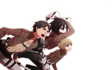 [24 ] Awesome Eren X Mikasa Wallpapers