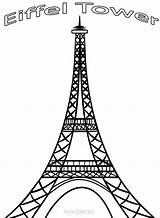 Eiffel Eiffelturm Malvorlagen Cool2bkids Eiffelturms Eifel Printablecolouringpages sketch template