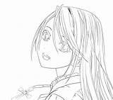 Coloring Vampire Rosario Pages Moka Lineart Popular Deviantart Kurumu Coloringhome sketch template