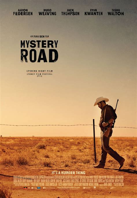 mystery road trailer  poster