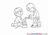 Colouring Sandbox Children Coloring Sheet Title sketch template