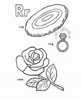 Coloring Letter Alphabet Pages Activity Abc Sheet Ring Letters Color Rose Sheets Rug Clipart Drawing Worksheets Colouring Student Print Block sketch template