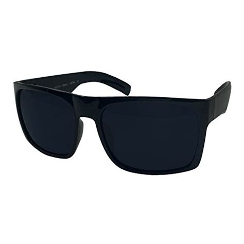 wayfarer sunglasses for women men square black plastic frame clear