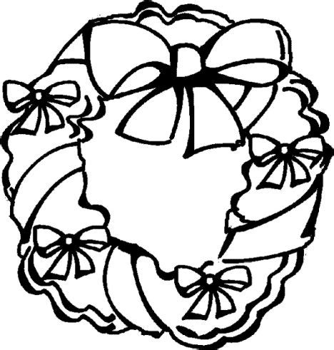 christmas wreath coloring pages part