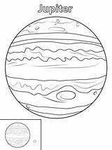 Jupiter Coloring Planet Pages Supercoloring Color sketch template