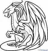 Dragon Scary Drawing Coloring Pages Dragons Realistic Clipartmag sketch template