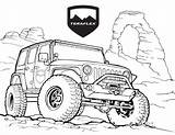 Jeep Coloring Pages Road Off Drawing Car Teraflex Truck Monster Kids Drawings Easy Bumpers Coloringpagesfortoddlers Wrangler Jeeps Cars Clip Cool sketch template