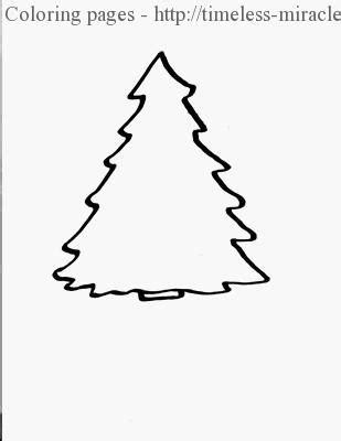christmas tree coloring pages  kids timeless miraclecom
