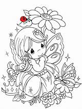 Precious Blumen Fairies Digi Fiore Carina Troppo Ausmalbild Hadas Feen Katabara Patchcolagem sketch template