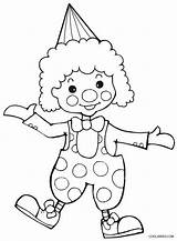 Clown Coloring Pages Girl Printable Kids sketch template