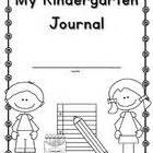 kindergarten journal freebie cover  blank writing pages