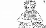 Natsu Coloring Dragneel Pages Deviantart Manga Template sketch template