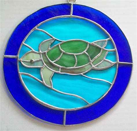 sea turtle stained glass birds faux stained glass stained glass