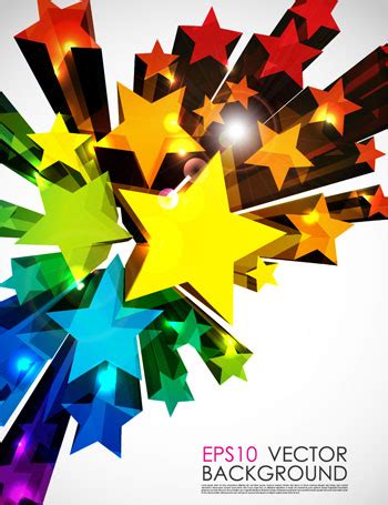 star colorful background ai svg eps vector