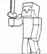 Minecraft Coloring Pages Sword Creeper Guy Lego Color Print Printable Steve Pickaxe Logo Games Getcolorings Book Face Super Bestofcoloring Drawing sketch template