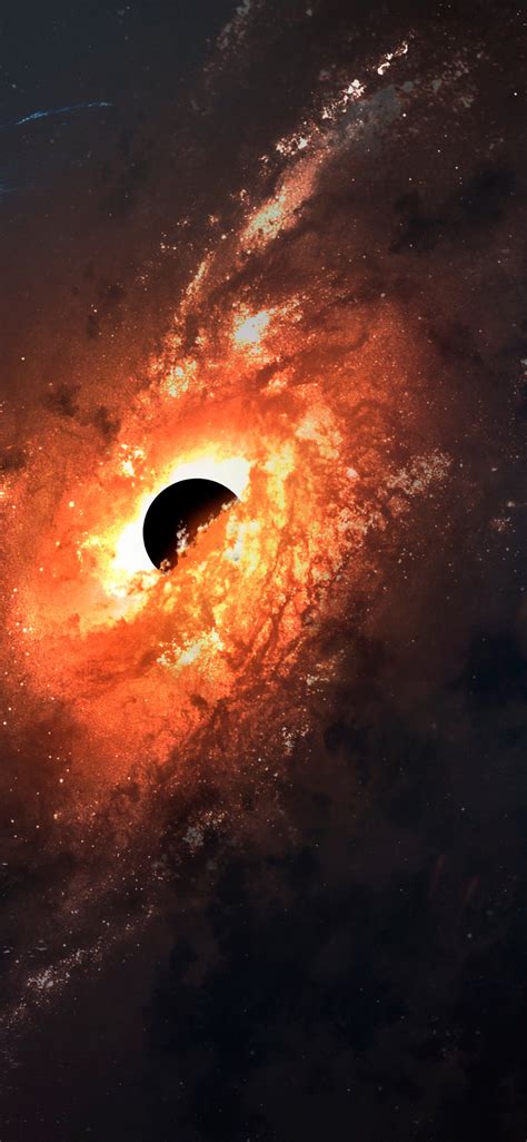 black hole wallpaper  astronaut spiral galaxy stars