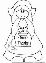 Coloring Thanks Give Pages Kids Printable Thanksgiving Print Template Popular Info sketch template