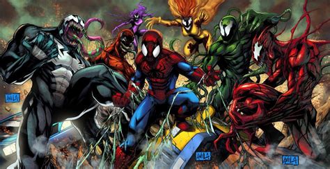 symbiotes vs spider man spiderman spiderman art comic pictures