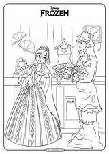 Coloring Pages Anna Kristoff Disney Frozen Coloringoo sketch template