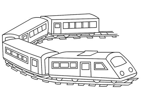 coloring pages printables trains