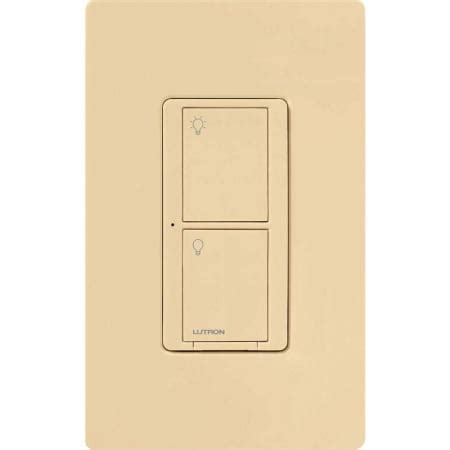 lutron pd ans wh white caseta wireless smart home  wall lighting control switch
