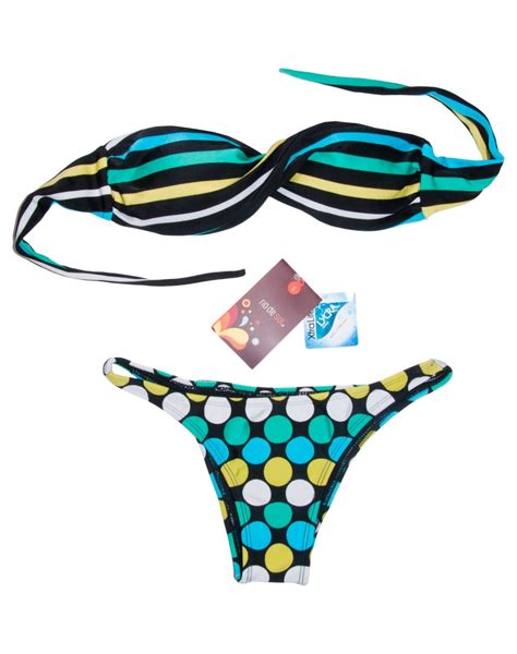 Two Piece Swimwear Bandeau Bikini Galaxy Brand Rio De Sol