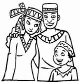 Coloring African Pages Family People Traditional Kwanzaa Printable Happy Girl Colouring Outfit Color Kids Silhouette Animals Getcolorings Cartoon Books Families sketch template