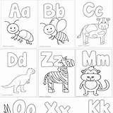 Coloring Pages Alphabet Sheets Kids Easy Whole Family Fun Peasy Set sketch template