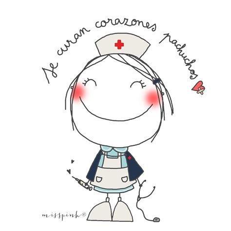 enfermero dibujo ilustraciones enfermera