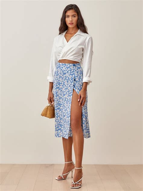 summer wrap skirts  simple day  night styling