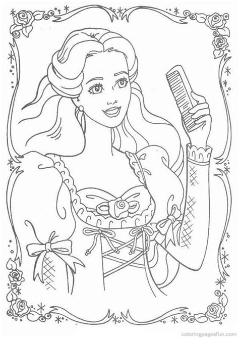 rapunzel coloring pages barbie coloring pages princess coloring pages