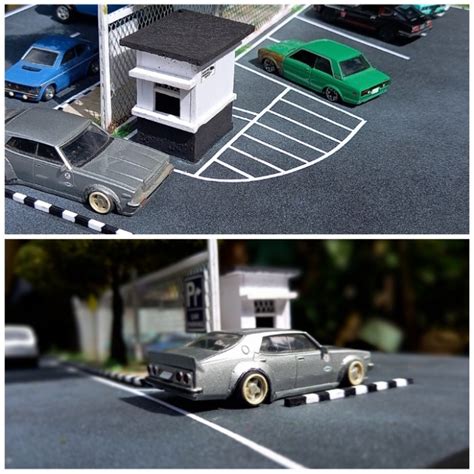 jual wtb diorama diecast parkiran  jalan  sisi skala  tlv